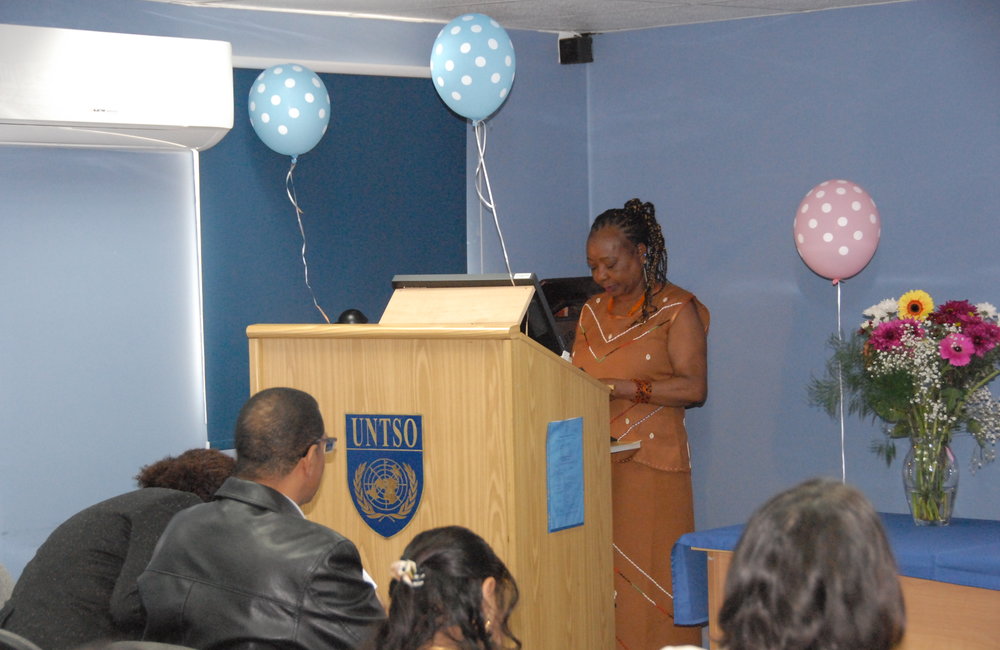 Opening remarks by UNTSO's Gender Focal Point - Ms. Gertrude Mwendah