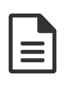 Icon for a file.